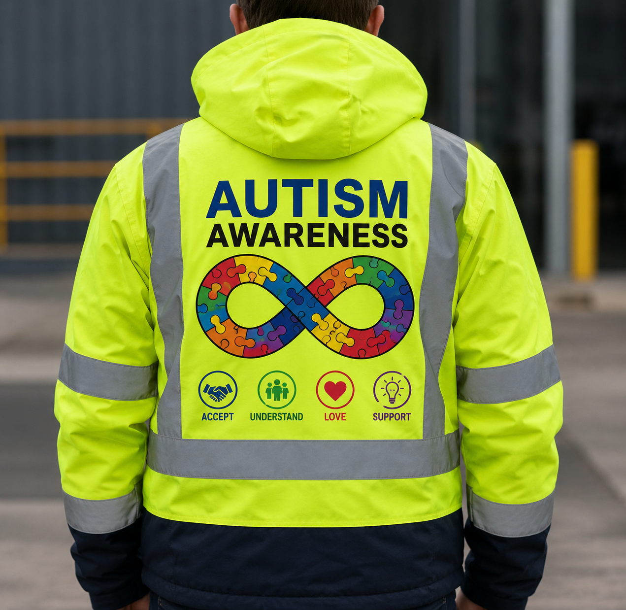 Highvis awareness jacket