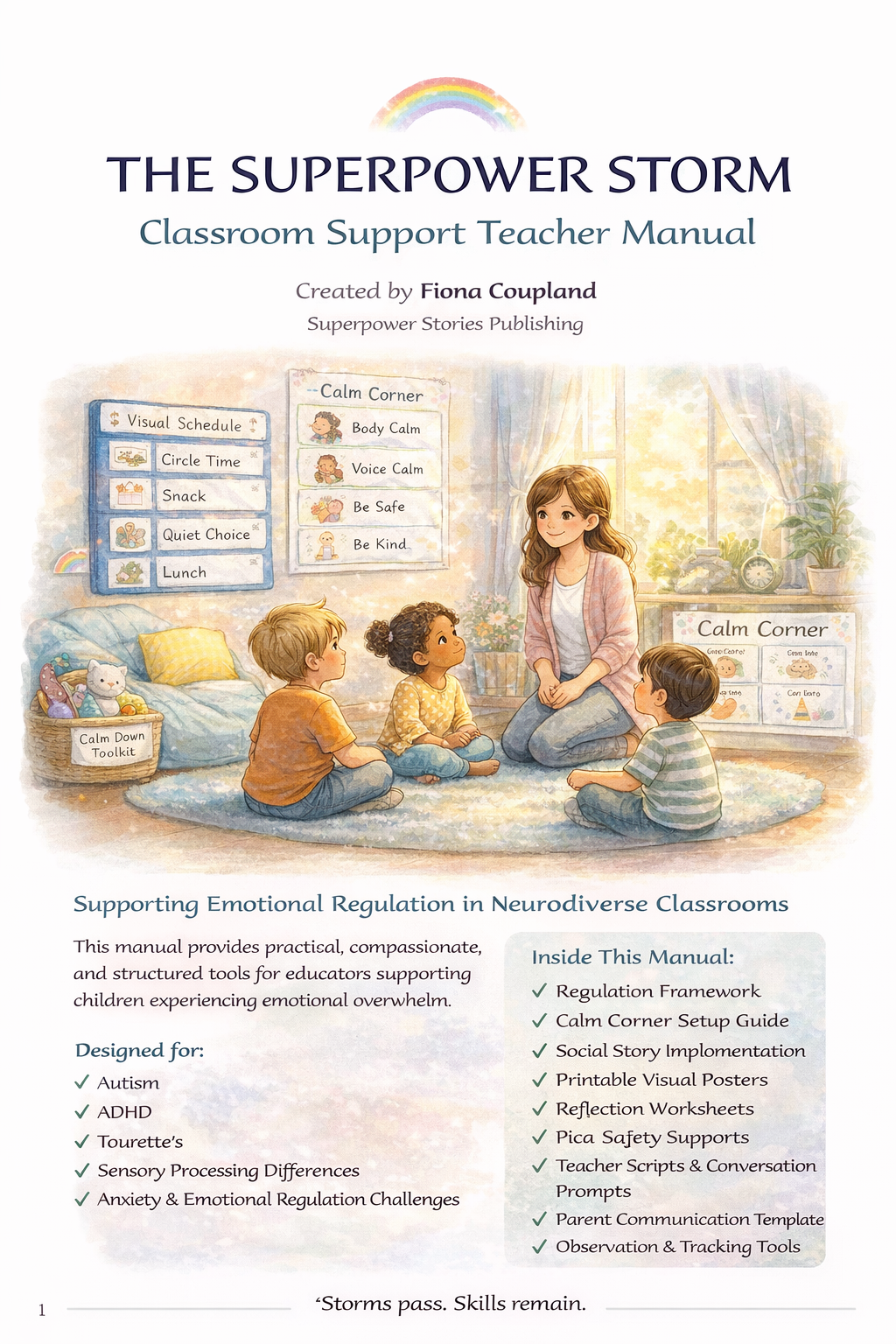 Superpower storm Classroom/Therapy package